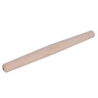 Biconisch deegroller in beukhout, met een lengte van 50 cm