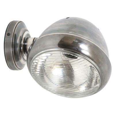 Messing Wandlamp Silverstone Antiek Zilver