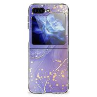 Smartphone hoesje voor Samsung Galaxy Z Flip 6 Watercolor Paars