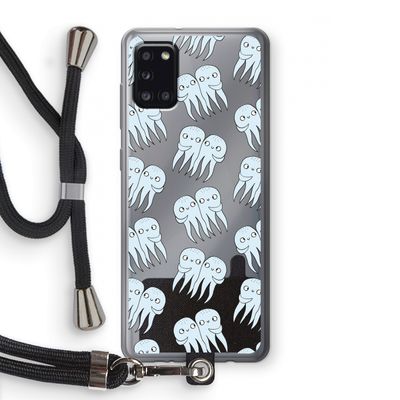 Octopussen: Samsung Galaxy A31 Transparant Hoesje met koord
