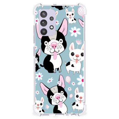 Samsung Galaxy A32 4G | A32 5G Enterprise Editie Case Anti-shock Hondjes Samsung Galaxy A32 4G | A32 5G Enterprise Editie Case Anti-shock Hondjes