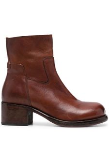 Moma bottines Tronchetto en cuir - Marron