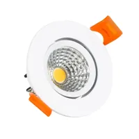 Inbouwspot richtbaar COB wit 3000k led Zaagmaat Ø 70mm