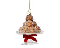 Ornament glas L8b8h10 cm multi I kerst Decoris - Decoris
