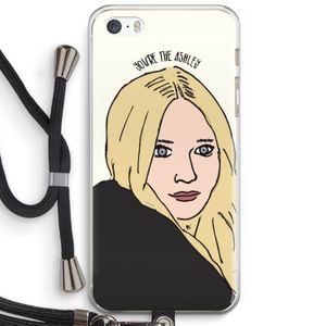 Ashley: iPhone 5 / 5S / SE Transparant Hoesje met koord