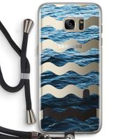 Oceaan: Samsung Galaxy S7 Edge Transparant Hoesje met koord Oceaan: Samsung Galaxy S7 Edge Transparant Hoesje met koord