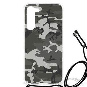 Samsung Galaxy S23 Plus Doorzichtige Silicone Hoesje Army Light