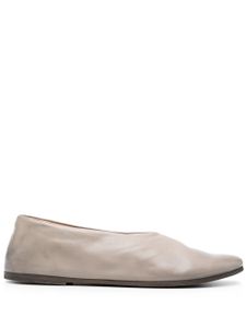 Marsèll Coltellaccio round-toe ballerina shoes - Tons neutres