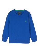 POLO RALPH LAUREN KIDS pull à logo - Bleu