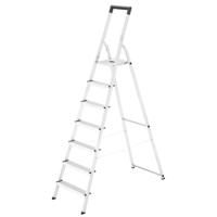 Hailo 8140-715 L40 Aluminium Huishoudtrap 7 Tredes Hailo 8140-715 L40 Aluminium Huishoudtrap 7 Tredes