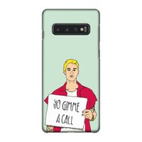 Gimme a call: Samsung Galaxy S10 4G Volledig Geprint Hoesje