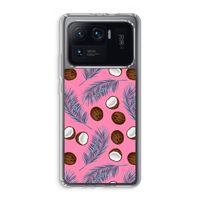 Kokosnoot roze: Xiaomi Mi 11 Ultra Transparant Hoesje