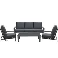 Garden Impressions Coba loungeset 4-delig - donker grijs