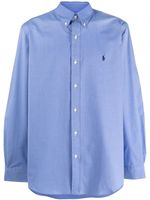 Polo Ralph Lauren chemise en coton à logo brodé - Bleu