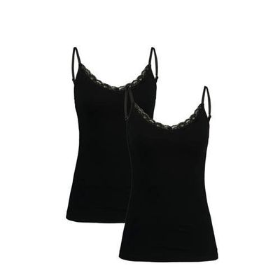 America Today singlet zwart - (set van 2)