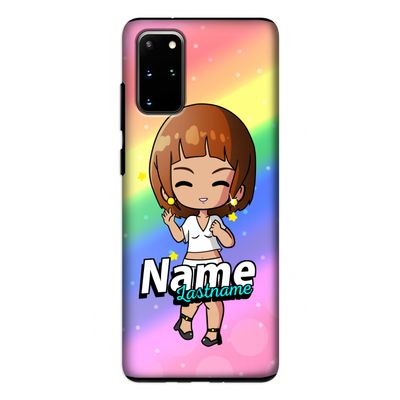 Chibi Maker vrouw: Samsung Galaxy S20 Plus Tough Case