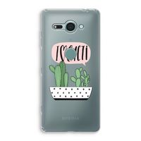I love cacti: Sony Xperia XZ2 Compact Transparant Hoesje