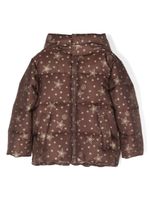 Gucci Kids doudoune à capuche - Marron