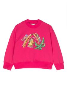 Palm Angels Kids sweat en coton à imprimé graphique - Rose