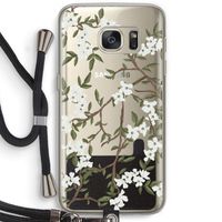 Blossoming spring: Samsung Galaxy S7 Transparant Hoesje met koord