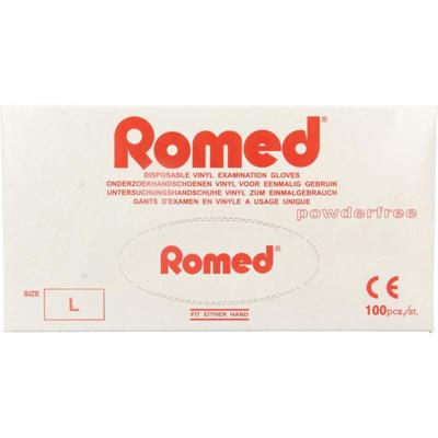 Romed Vinyl handschoen niet steriel poedervrij L