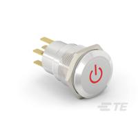 TE Connectivity 6-2213766-6 TE AMP Illuminated Pushbutton Switches 1 stuk(s) Tray - thumbnail
