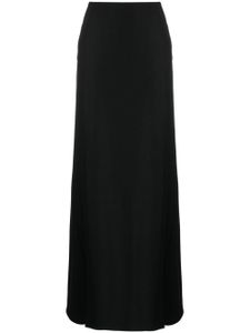 Alberta Ferretti minijupe évasée en laine vierge - Noir