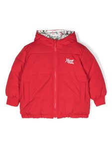 Kenzo Kids veste matelassée à design réversible - Rouge