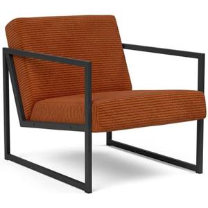 Innovation Vikko Oranje Corduroy Loungestoel met Armleuning