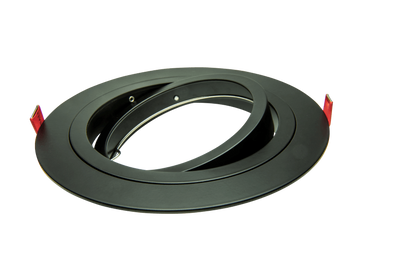 AR111 armatuur inbouw 1 voudig rond 180mm zwart