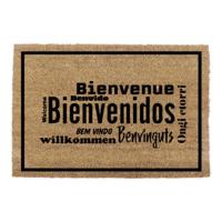 Deurmat EDM 74773 Bruin Zwart Intense licht Kastanjebruin 2/8-negro azulado 60 x 40 cm Rechthoekig