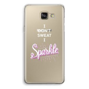 Sparkle quote: Samsung Galaxy A5 (2016) Transparant Hoesje