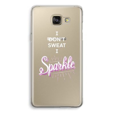 Sparkle quote: Samsung Galaxy A5 (2016) Transparant Hoesje