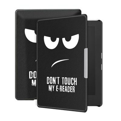 Lunso - Kobo Aura H20 Edition 1 hoes (6.8 inch) - sleep cover - Don&apos;t Touch