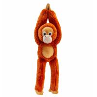 Keel Toys pluche Orang Utan aap knuffeldier - rood/bruin - 50 cm