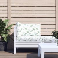 VidaXL Palletkussens 3 st bladpatroon oxford stof