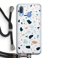 Terrazzo N°13: Samsung Galaxy A40 Transparant Hoesje met koord