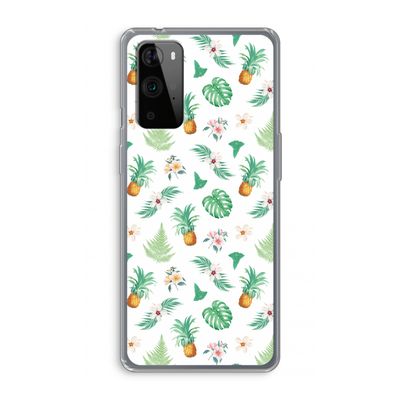 Ananas bladeren: OnePlus 9 Pro Transparant Hoesje