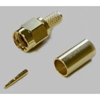 BKL Electronic 0409075 0409075 SMA-connector Stekker, recht 50 Ω 1 stuk(s)