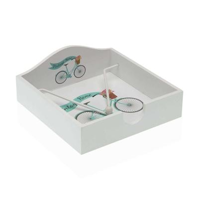 Servethouder Versa Hout 18 x 7 x 18 cm Fiets