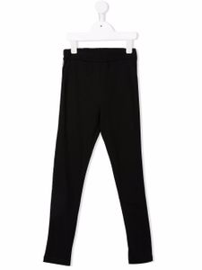 Balmain Kids legging à logo imprimé - Noir