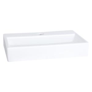 Differnz Flat Small fontein keramiek - 38 x 24 x 7 cm - wit