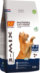 Biofood 3-mix adult kattenvoer 10kg