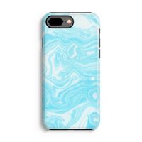 Waterverf blauw: iPhone 7 Plus Tough Case