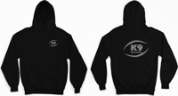 Hoodie Unisex Zwart - K9 Sportswear