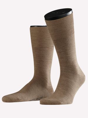 FALKE - Sokken - Airport - Nootmuskaat Melange - 5410, Maat:41-42