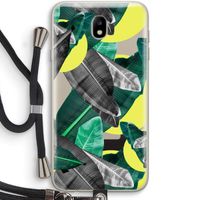 Fantasie jungle: Samsung Galaxy J7 (2017) Transparant Hoesje met koord