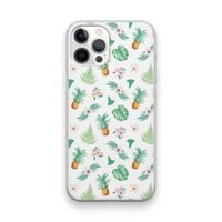 Ananas bladeren: iPhone 12 Pro Max Transparant Hoesje