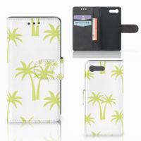 Sony Xperia X Compact Hoesje Palmtrees - thumbnail