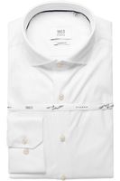 ETERNA 1863 Soft Tailoring Modern Fit Jersey shirt wit, Effen